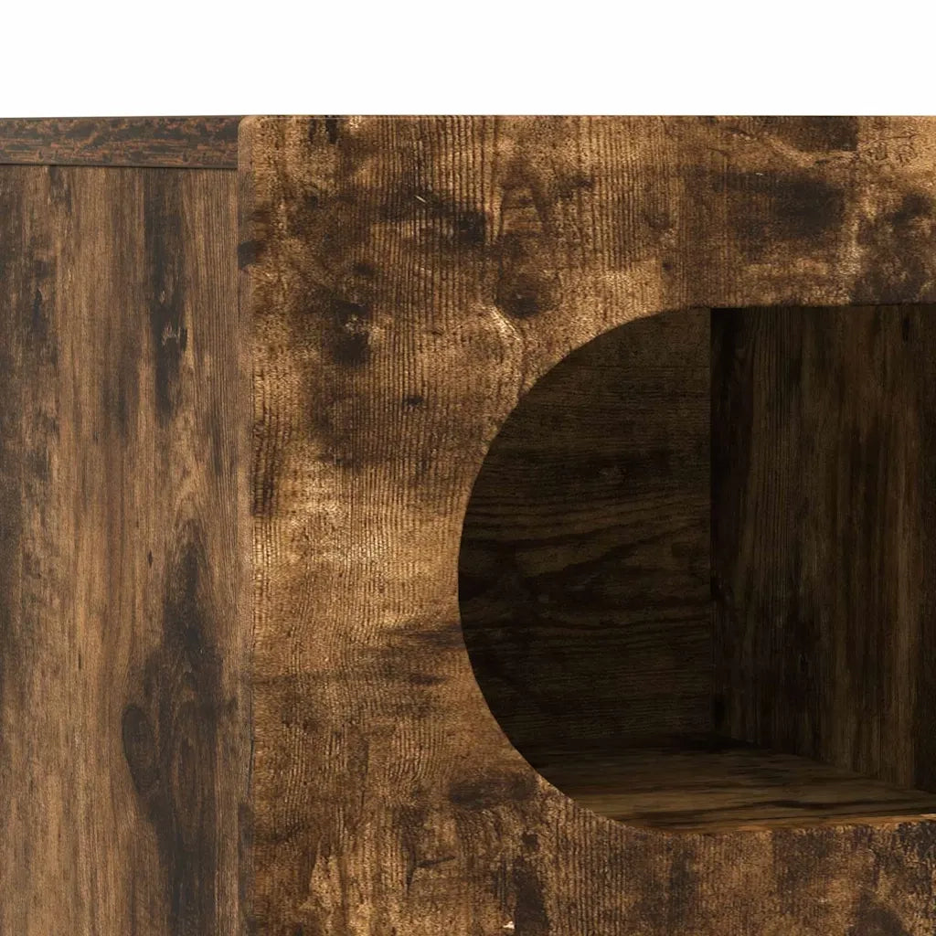 Mobile TV ELST 60 x 35 x 40 cm Rovere fumé Legno ingegnerizzato 891289