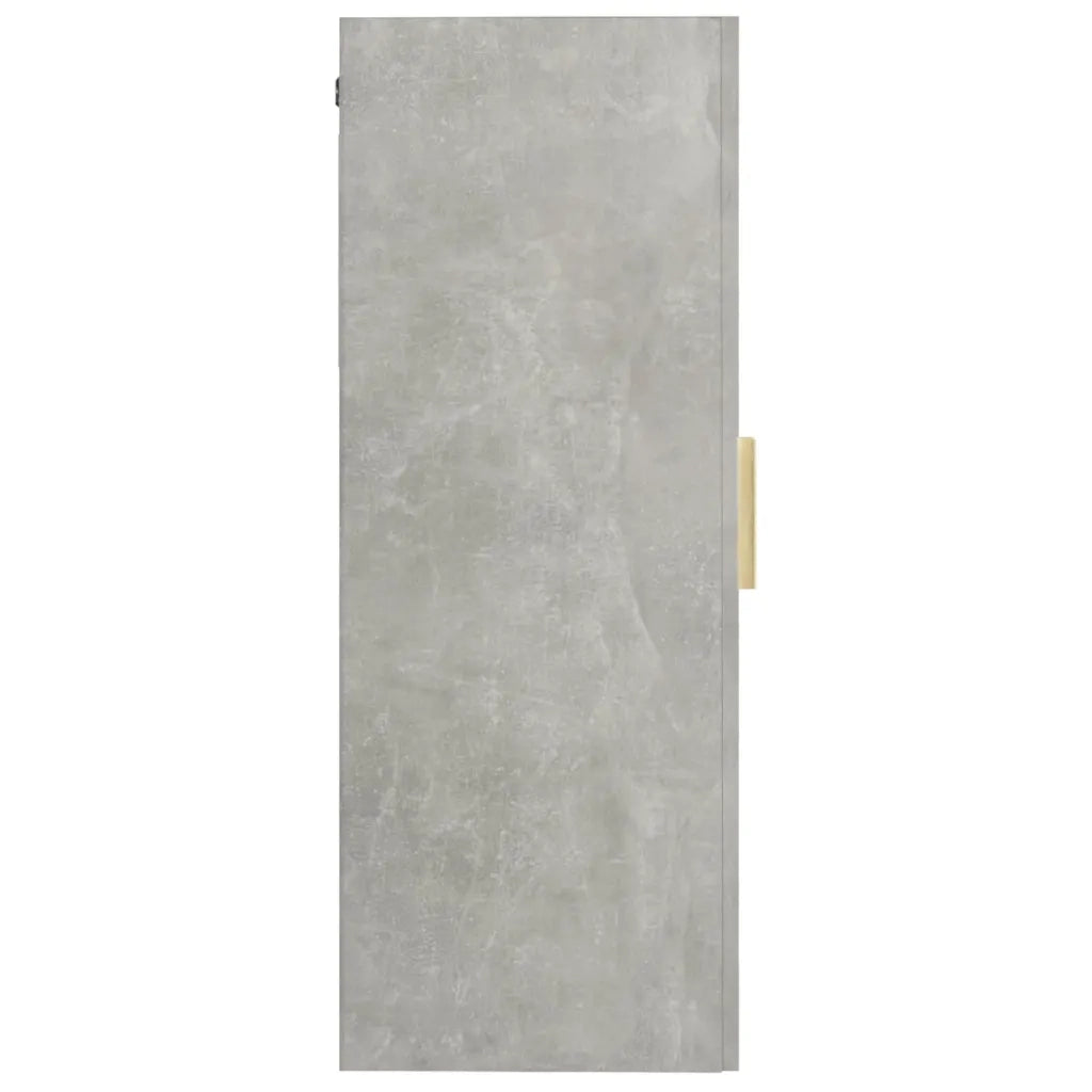 Armadietto Pensile a Parete Grigio Cemento 69,5x34x90 cm cod mxl 20167