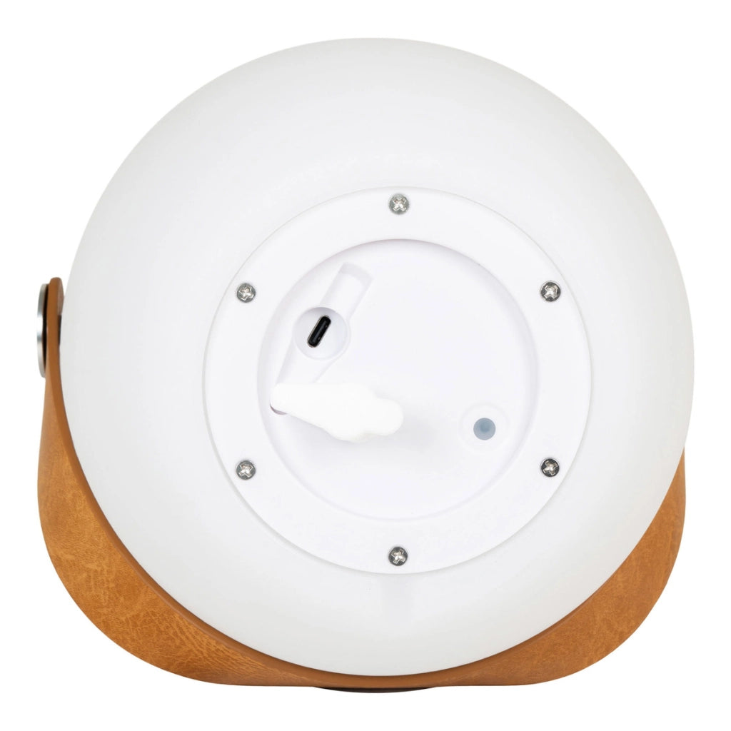 Lampada da Esterno Ricaricabile Cardiff, Bianco, Polietilene, 18x18x21 cm