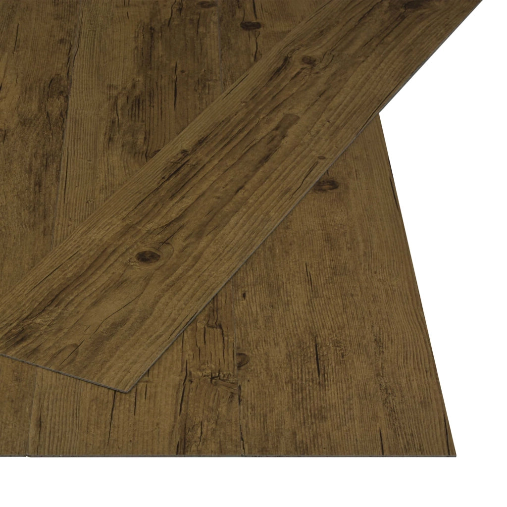 Listello per Pavimentazione Autoadesivo 32 pcs Marrone Naturale