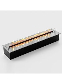 DALEX 1000 - Bruciatore Automatico a bioetanolo con telecomando e sistema controller app - Acciaio lucido