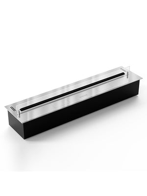 DALEX 1000 - Bruciatore Automatico a bioetanolo con telecomando e sistema controller app - Acciaio lucido