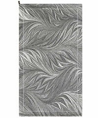 Tappeto Arredo DALLAS GRIGIO disegno moderno con foglie felce, multiuso lavabile antiscivolo cm.115x175