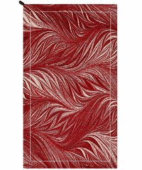 Tappeto Arredo DALLAS ROSSO rosa disegno moderno con foglie felce, multiuso lavabile antiscivolo cm.115x175