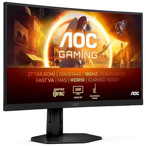 Aoc g4 cq27g4x monitor pc 68,6 cm (27") 2560 x 1440 pixel quad hd lcd nero