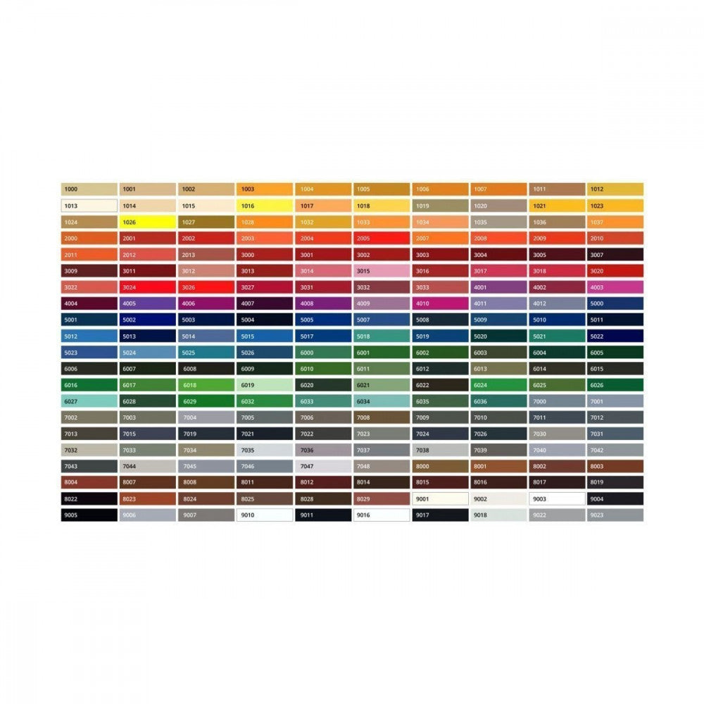 Damiani smalto 5kg base nitro sintetico tutti i ral 6000, brillantezza opaco, combinazione colore ral 6001 -verde