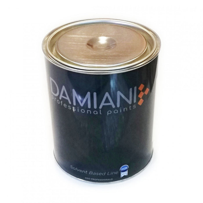 Damiani unimiox 5kg smalto ferro micaceo grana grossa, colore  rosso raffaello