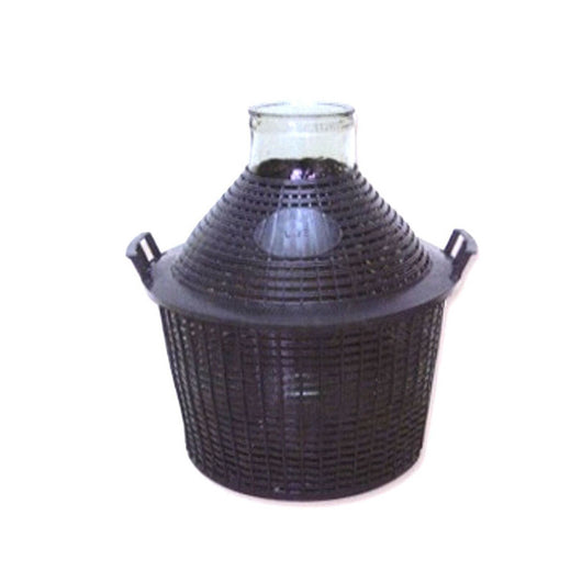 Damigiana Bocca Larga Rivestimento Plastica L 10