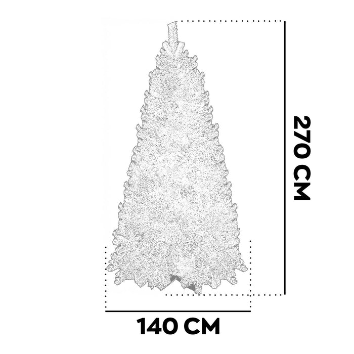 Dasher - Albero di Natale in PVC ø140x270H cm, 2500 rami