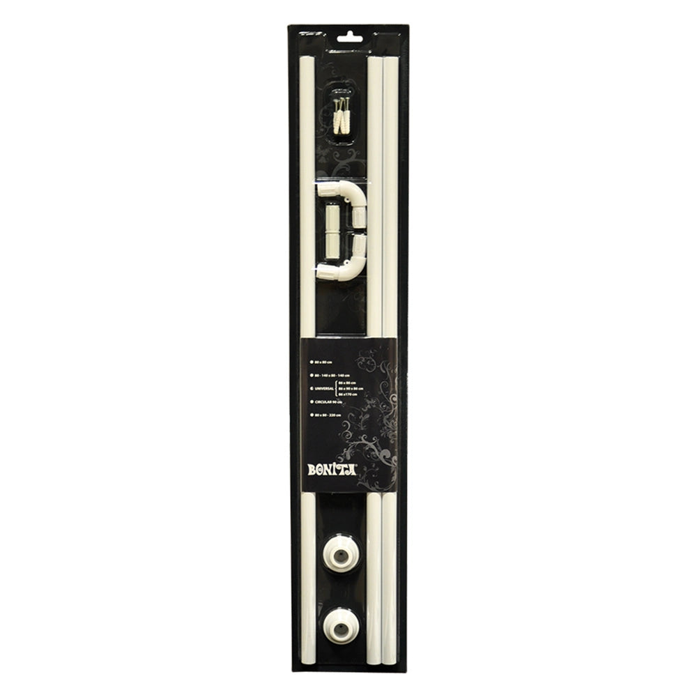 1pz telaio per tende doccia universale cm 86x86 - 86x90x86 - 86x170 cod:ferx.208940nlm