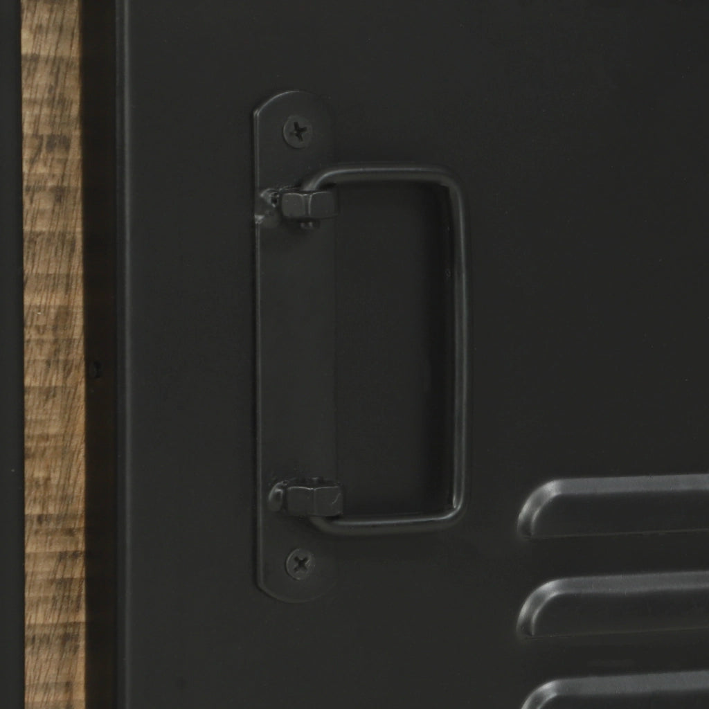 Mobile da bagno a muro 40x30x40 cm in legno massello di mango grezzo