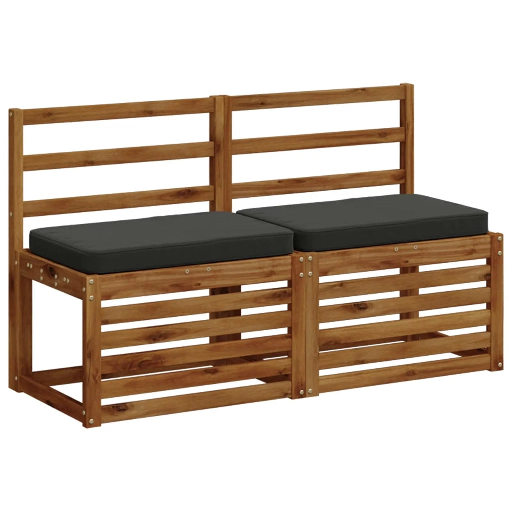 Cuscini per Panchina a 2 Pezzi VUGHT 2 pcs 100% Poliestere 951019