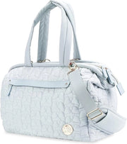 Luiertas per bambini, grande capacità, borsa da viaggio multifunzionale, borsa a tracolla, borsa da portare, borsa da appendere, borsa da bambino con cinturino a spalla, blu