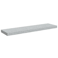 Scaffali a Parete 2 pz Grigio Cemento 90x23,5x3,8 cm in MDF cod mxl 33214