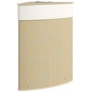 Cestino Angolare per Biancheria in Bamb¨´ 55L ¨C Zephmum ¨C 35x35x60 cm Crema