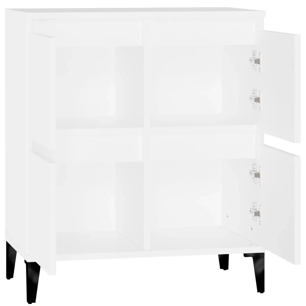 Credenza | Madia | Buffet da pranzo | Armadio da pranzo Bianca 60x35x70 cm in Legno Multistrato