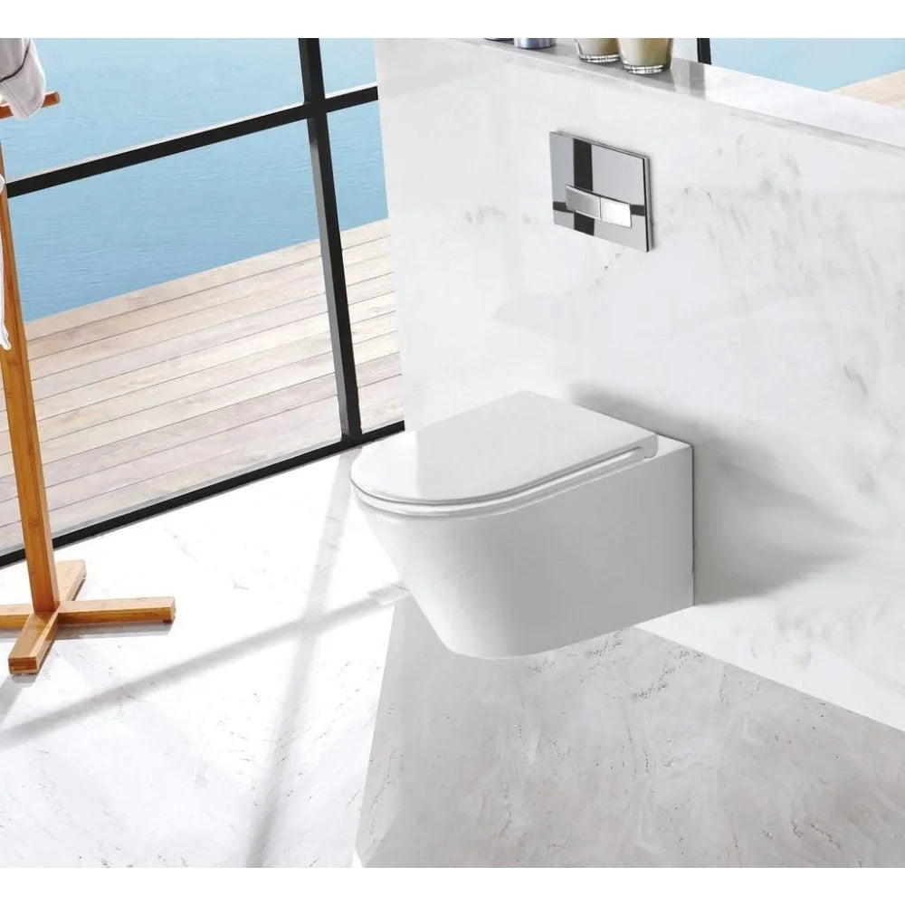 Wc a parete con sedile soft close wh 6010