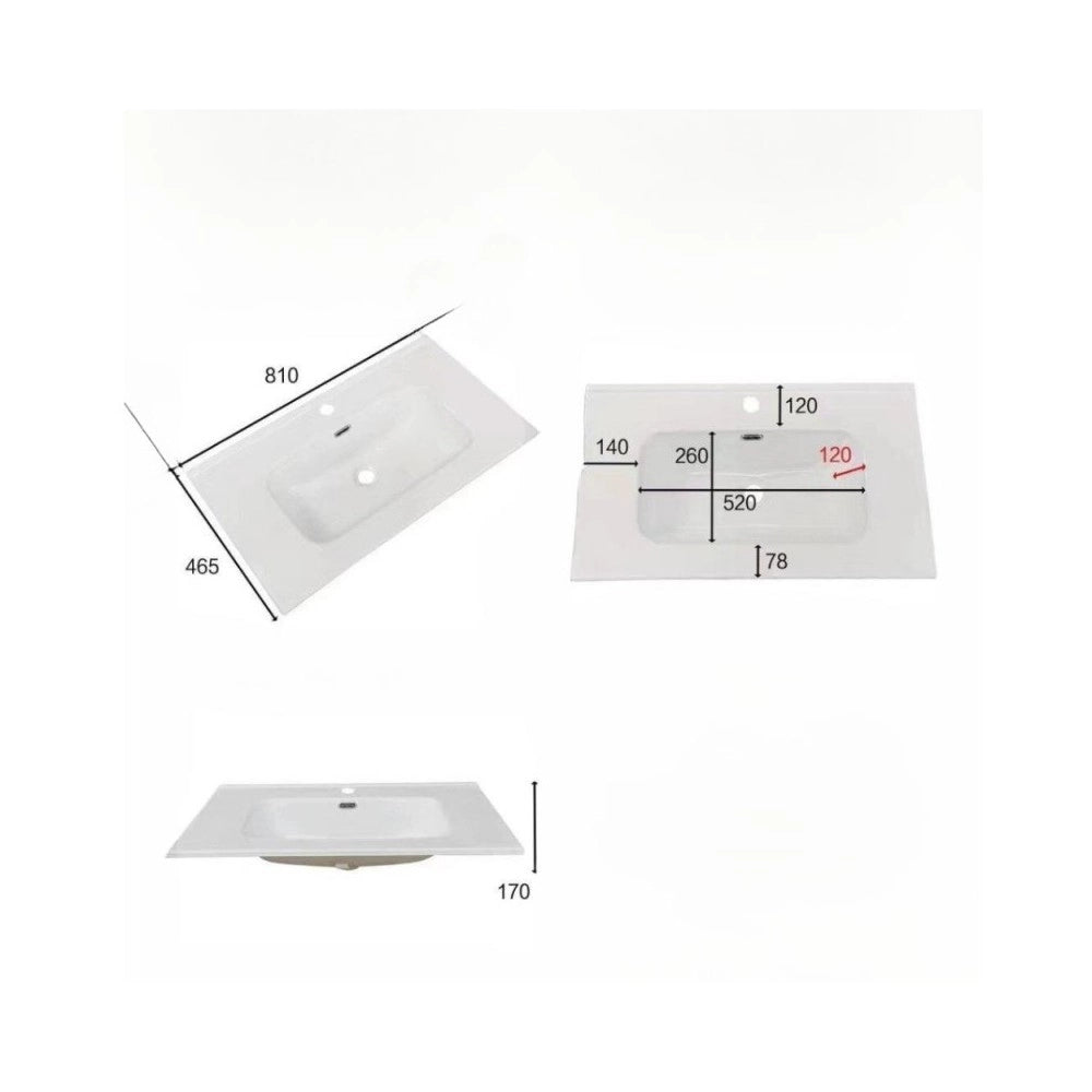 Mobile bagno sospeso colore verde oliva 2 cassetti Invicta 80x45x48H