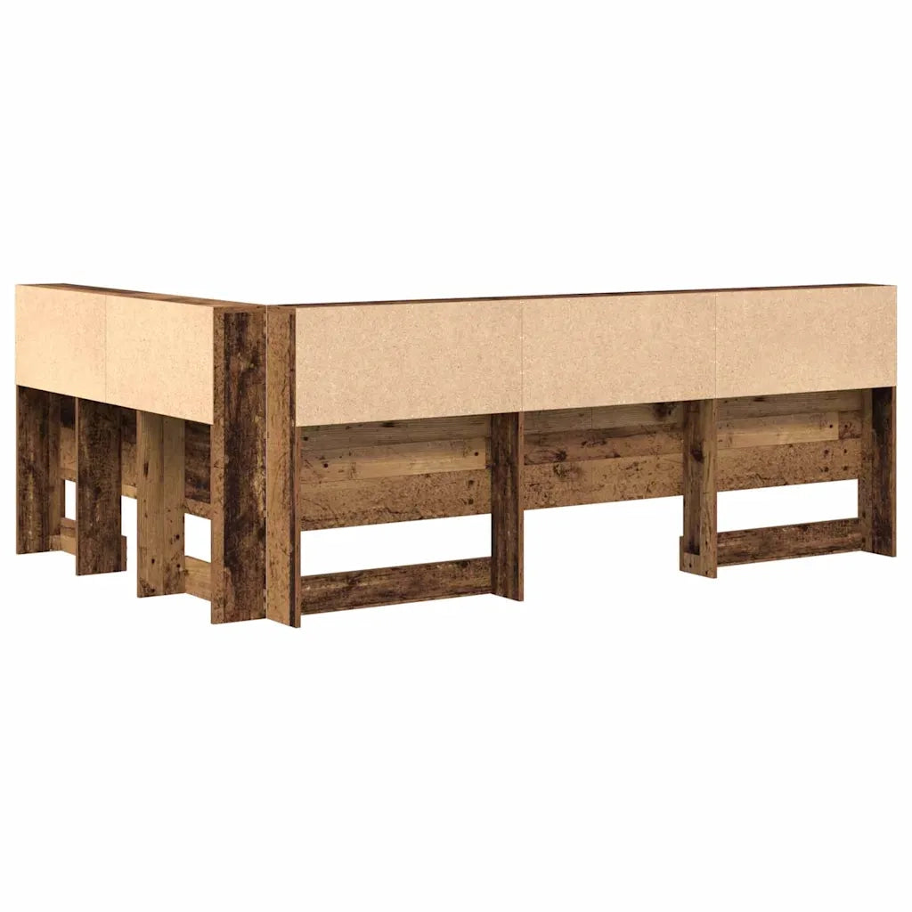 Testata contenitore Legno vecchio 120 cm Legno multistrato 3335483