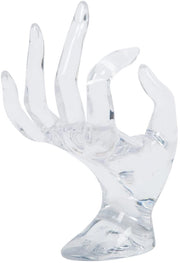Sistema di Organizzazione per Gioielli - Supporto per Anelli - Elegante Porta Orecchini e Bracciali - Translucido - Adatto per...