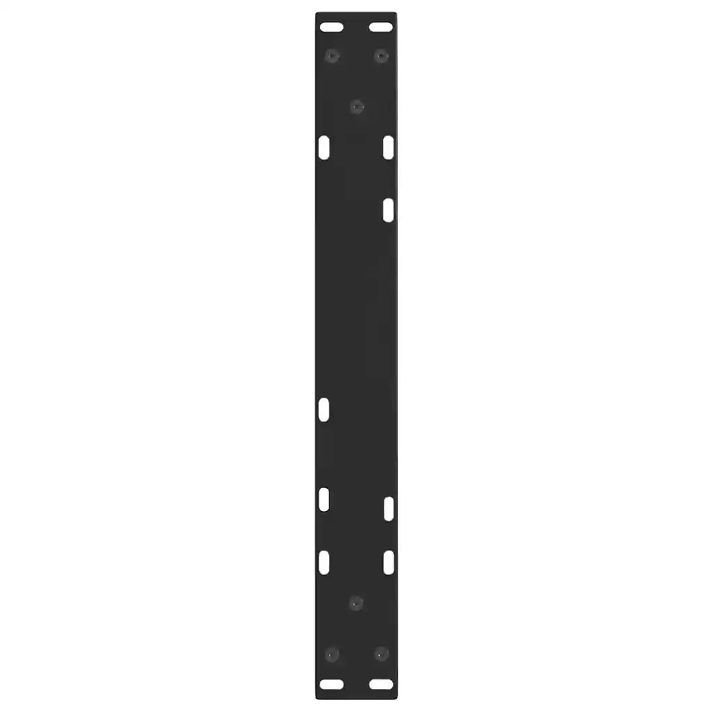 Gambe per Tavolino da Caffè a Forma di V 2 pz Nere 60x(42-43,3) cm Acciaio 4012632