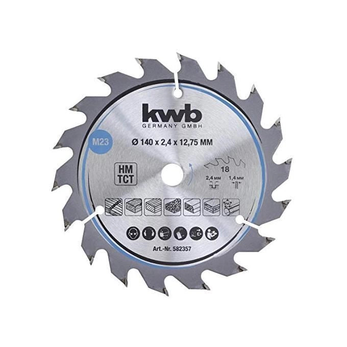 kwb 582357 lama circolare 14 cm 1 pz