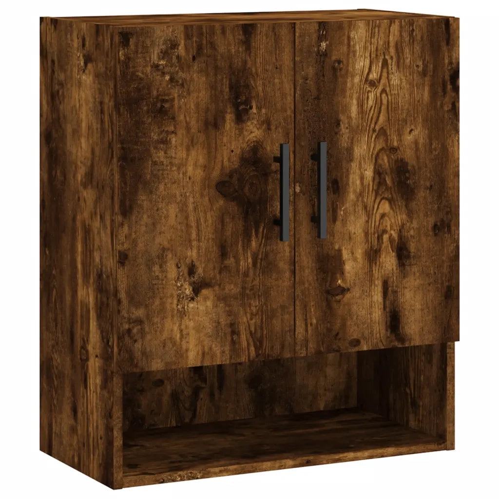 Armadietto a Muro Rovere Fumo 60x31x70 cm in Legno Multistrato 829937