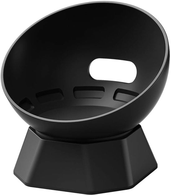 Supporto per Scrivania - Otre in Silicone Liquido - Ideale per Lavoro da Casa - Nero - Stabilità - Adatto per Echo Dot 4a e 5a Generazione - Compatto ...
