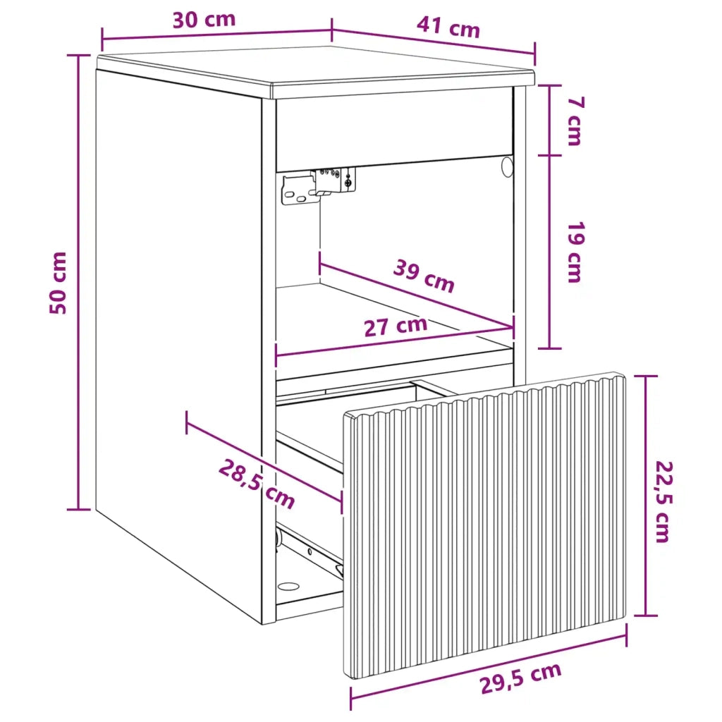 Mobile da Bagno Rovere Sonoma 30 x 41 x 50 cm 890494