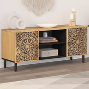 Mobile Porta TV-Mobile per TV-Credenza TV 105x33x46cm in Legno Massello di Mango 859799