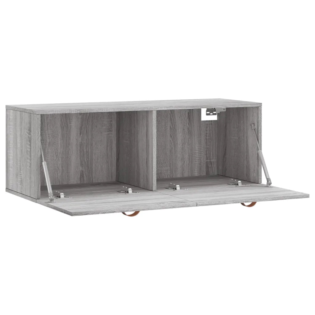 Armadietto a Muro | Mobile a Parete Grigio Sonoma 100x36,5x35 cm Legno Multistrato