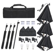Kit per Studio Fotografico con Set Luci, Fondale e Riflettore CFW9350231