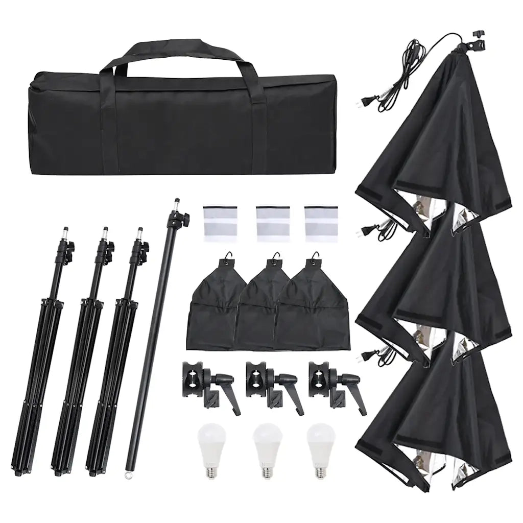 Kit per Studio Fotografico con Set Luci, Fondale e Riflettore CFW9350231