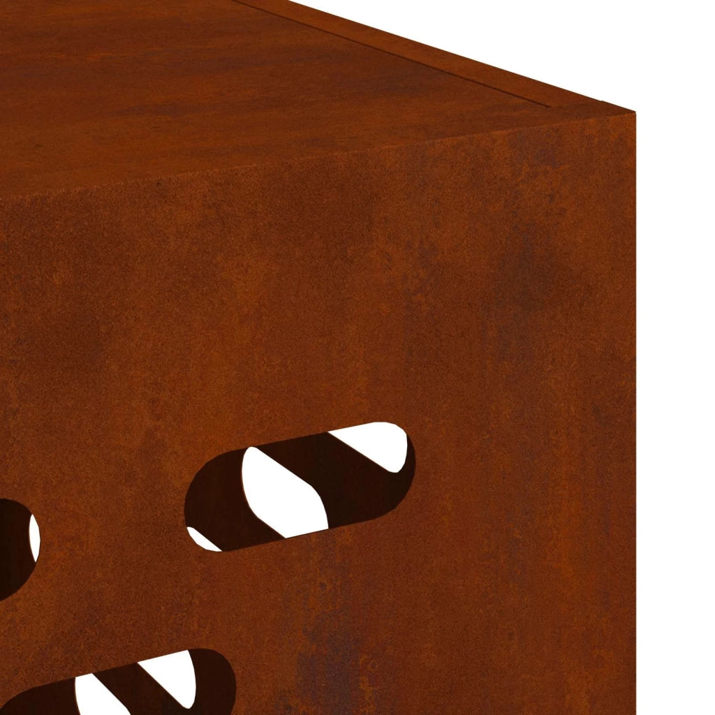 Copertura per condizionatore d'aria Ruggine 110 x 50 x 105 cm 865917