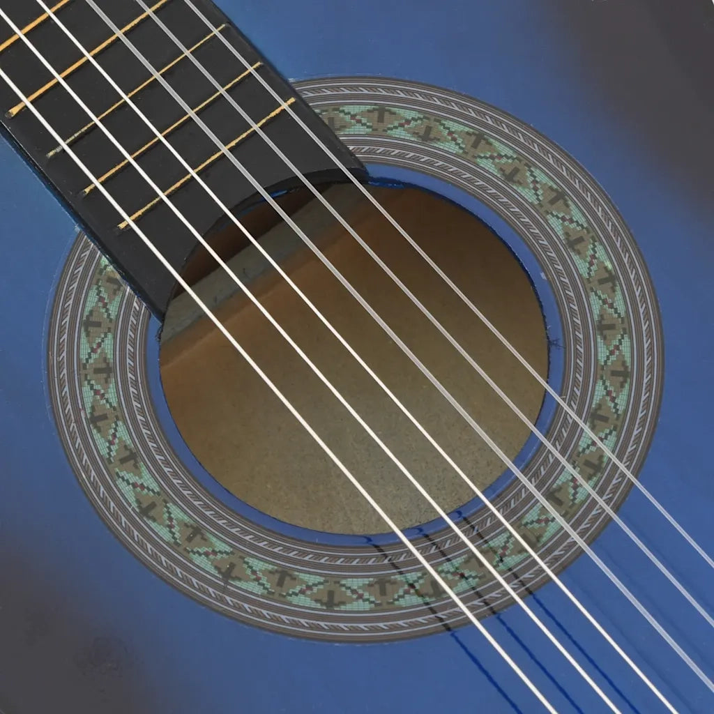 Set Chitarra Classica 8 pz per Principianti Blu 3/4 36" CFW5451372