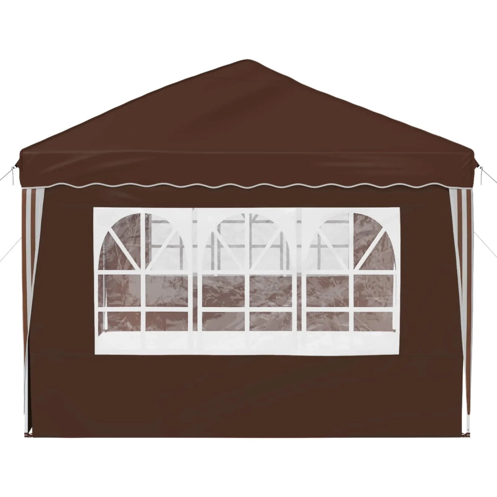 Tenda per feste a pop-up 575 x 289 x 245 cm Marrone 42019797