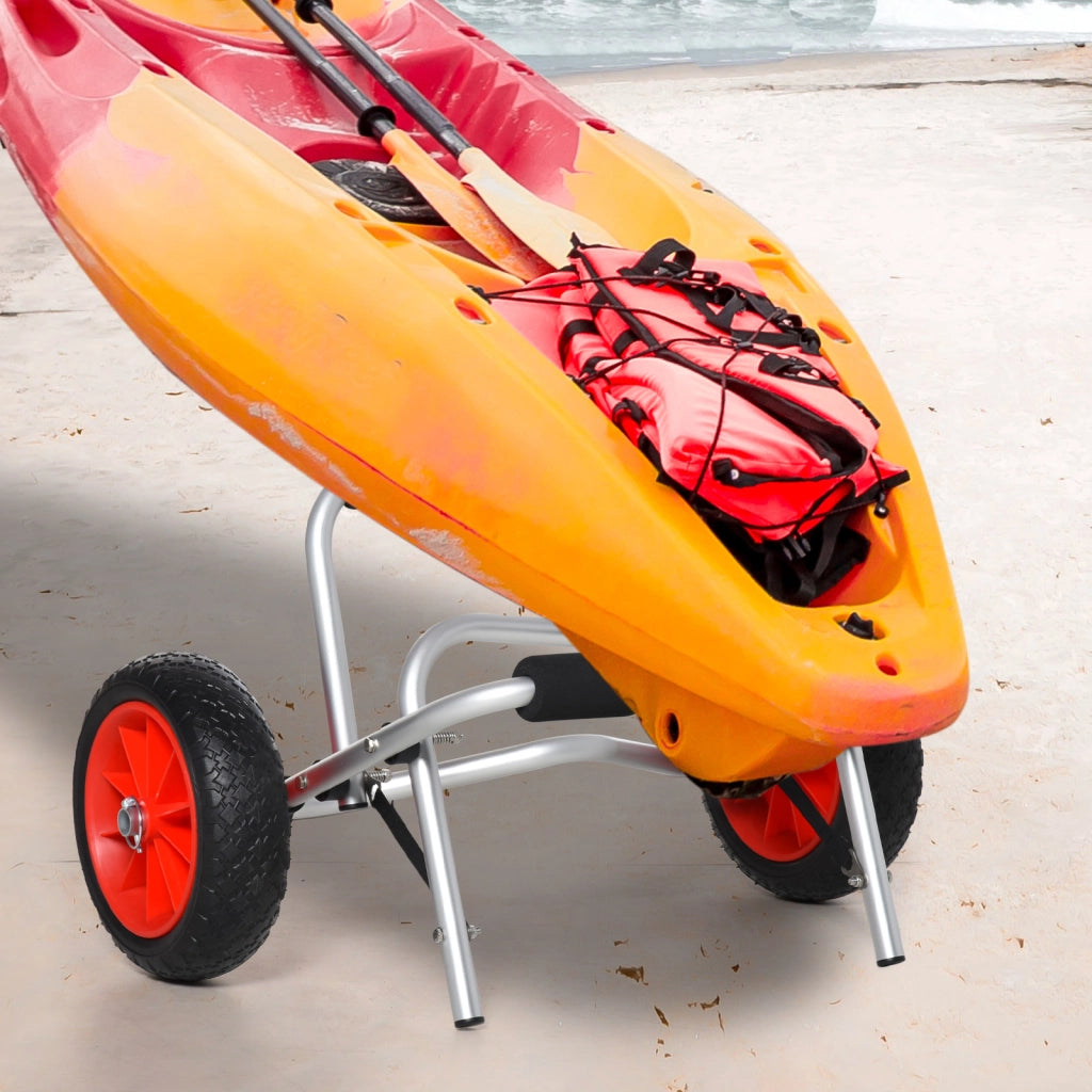 Carrello Pieghevole per Canoe e Kayak ¨C Minimal ¨C Grigio 68x44.5x40 cm