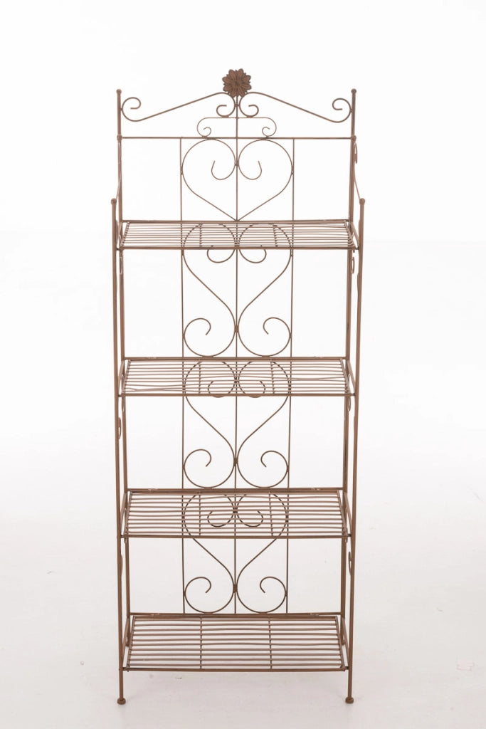Scaffale in Ferro Lenja Rustico antico marrone