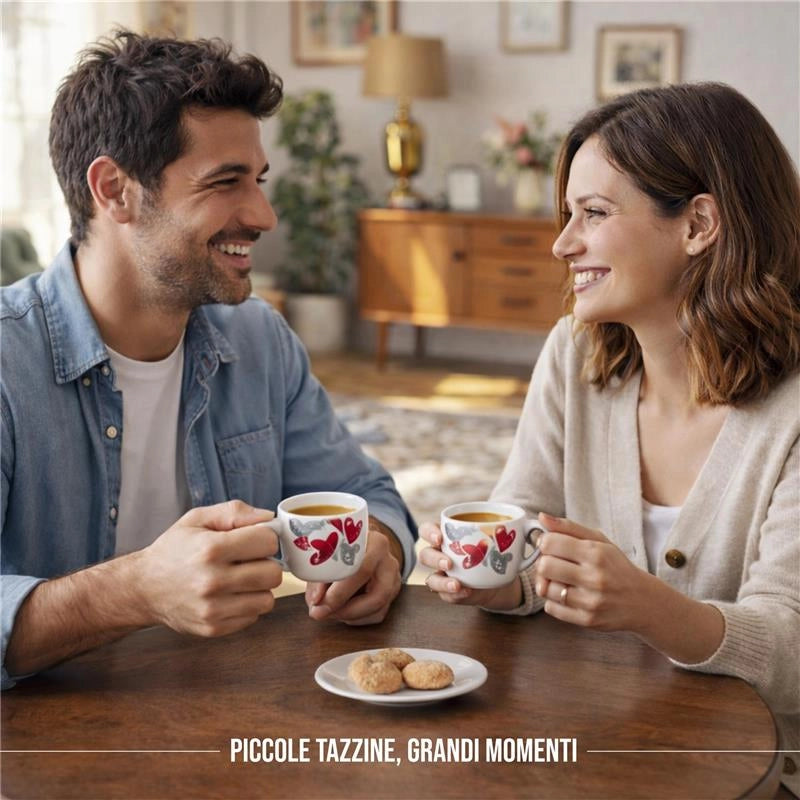 SET 6PZ TAZZE DA CAFFÈ IN LOVE 80ML