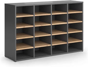 Scarpiera Lysander, Quercia dorata, 104 x 65.5 cm, per una conservazione ordinata di scarpe e accessori