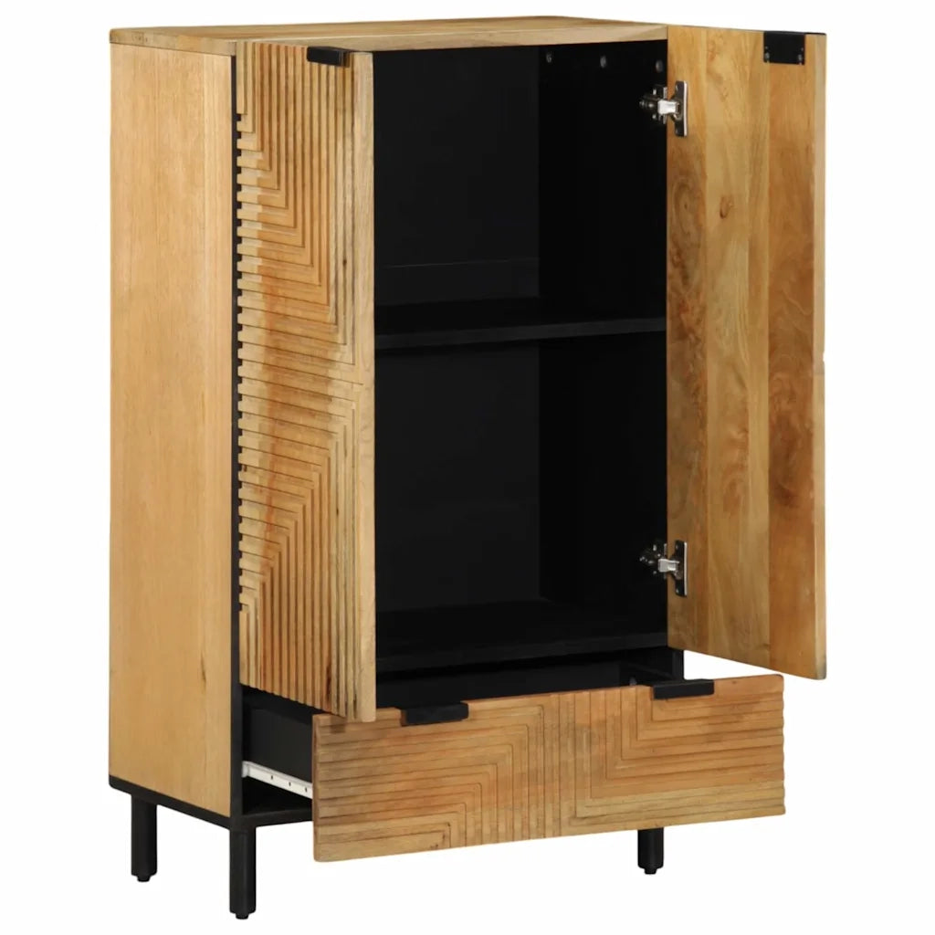 Credenza Marrone 60x33x100 cm in Legno Massello di Mango 4017750