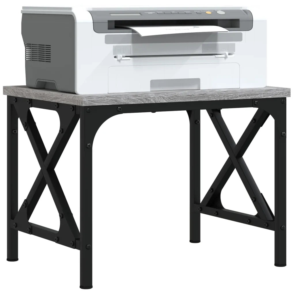 Supporto Stampante Grigio Sonoma 40x30x31 cm Legno Multistrato CFW3876300