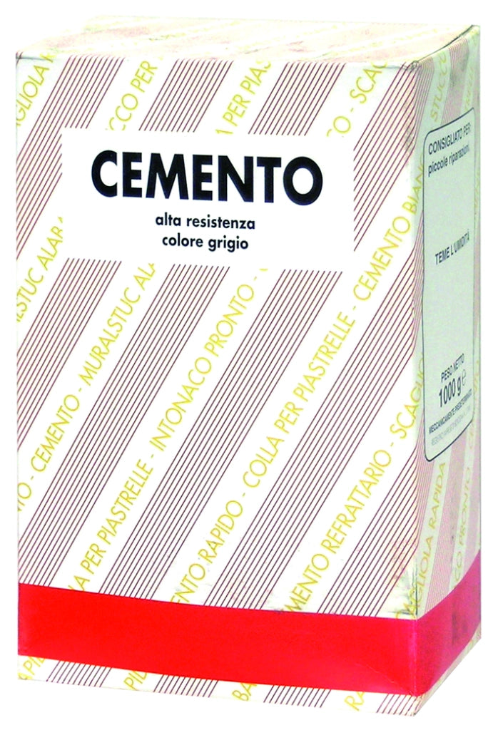 CEMENTO IN POLVERE GRIGIO  kg. 1 12.00 pz