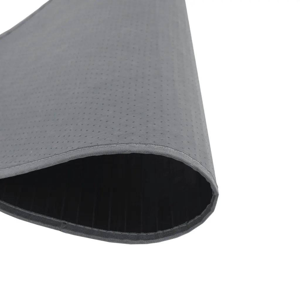 vidaXL Tappeto Rotondo Grigio 80 cm in Bambù