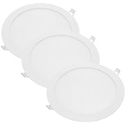 Pannello led incasso 205cm 18watt slim tondo alimentatore incluso 4500k pezzi 3