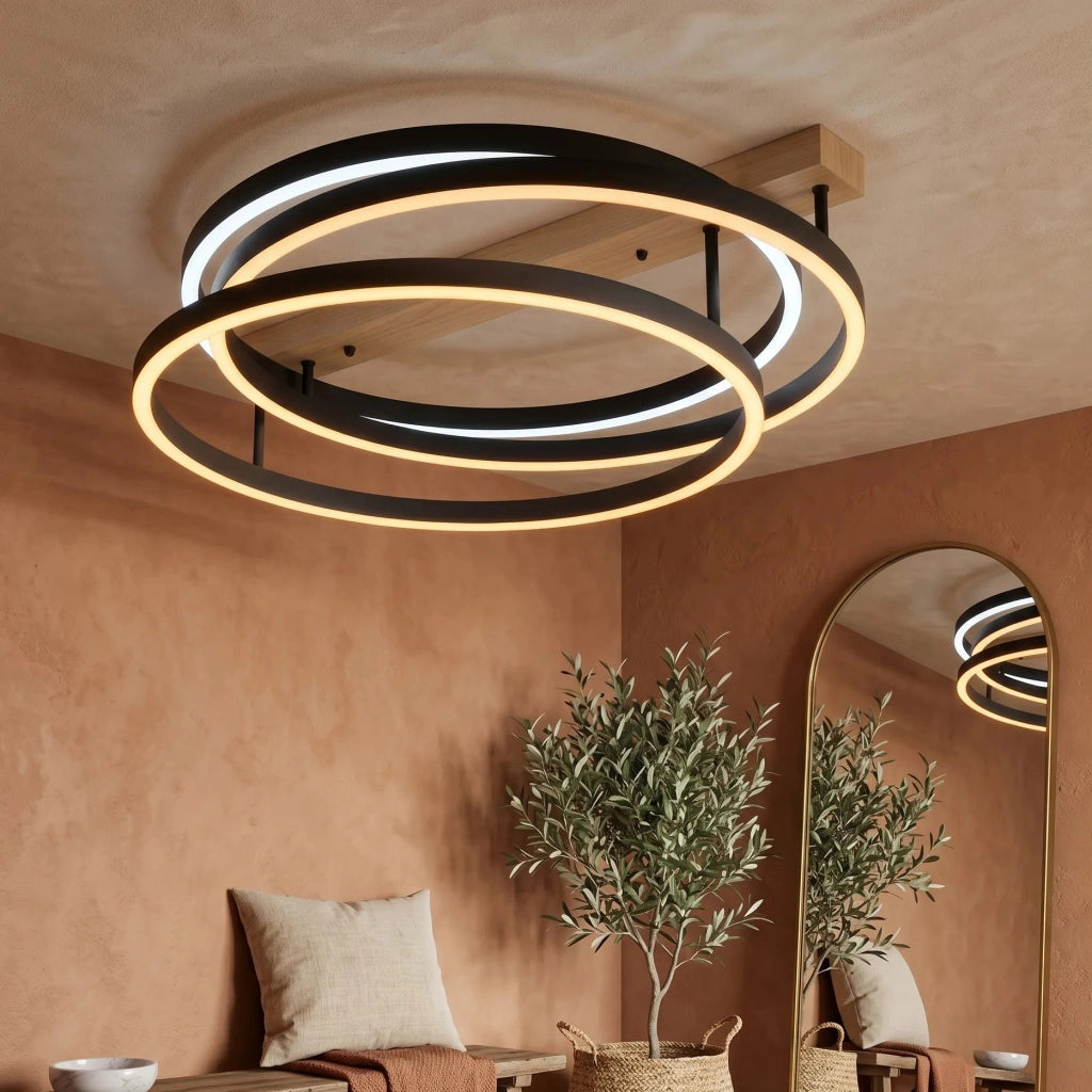 Lampada Da Soffitto Led Swe058-c Black