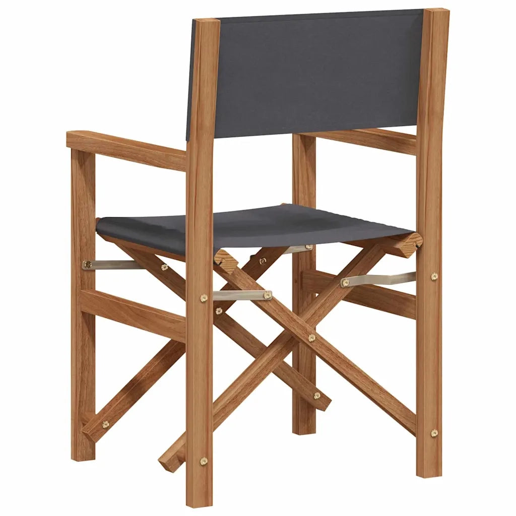 Sedia da Giardino | Sedia da pranzo Grigio 56 x 54 x 87 cm Legno di teak solido