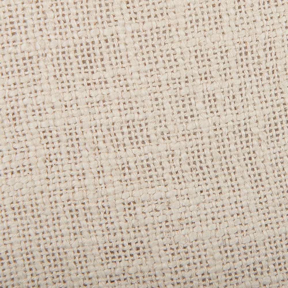 Set di 2 cuscini decorativi cotone beige 45 cm rotondi con nappe accessori decorativi moderni boho