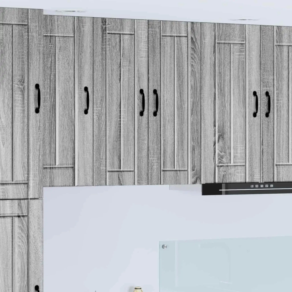Pensile da cucina | Armadietto a muro LUCCA Grigio Sonoma 30 x 31 x 80 cm