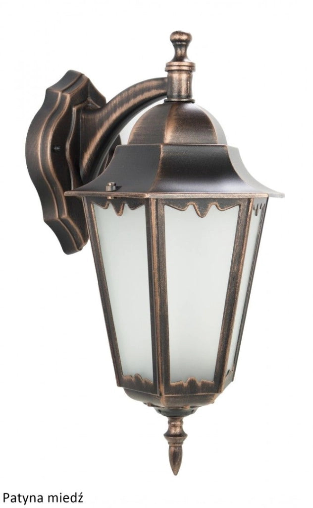 Applique esterno basso Retro nero E27 IP43 SU-MA 3012